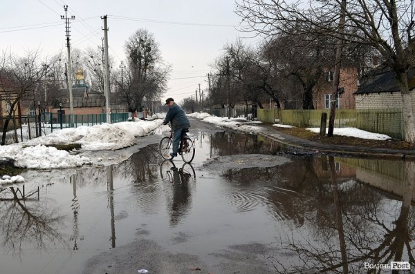 Через відлигу «плаває» приватний сектор у Луцьку. ФОТО
