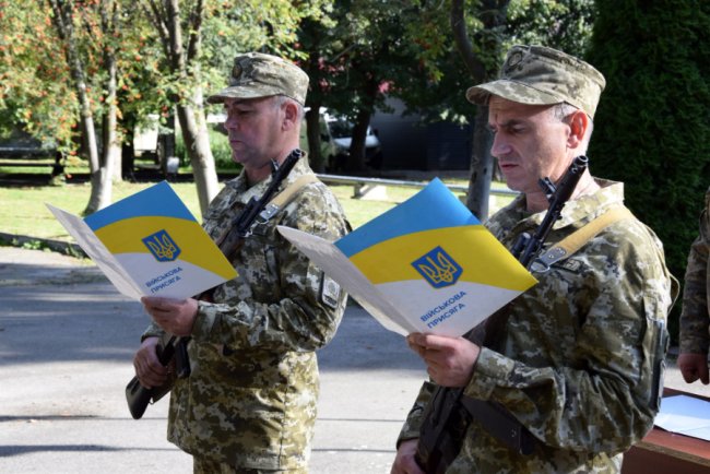 На Волині новобранці-прикордонники склали військову присягу. ФОТО