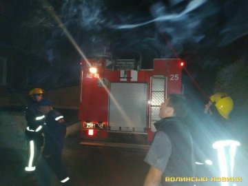 У Луцьку вночі горів балкон. ФОТО