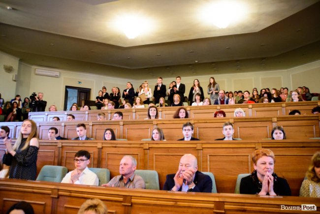 Відзначили обдарованих учнів Волині та їхніх наставників. ФОТО