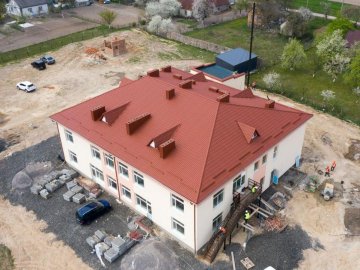 У селі Дачне будують перший дитячий садочок 