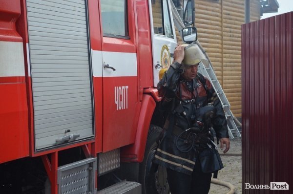 Пожежа під Луцьком: горіли Озерецькі бані. ФОТО