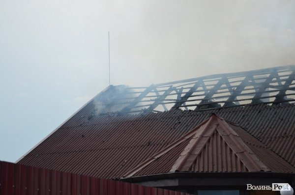 Пожежа під Луцьком: горіли Озерецькі бані. ФОТО