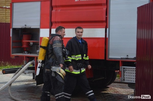 Пожежа під Луцьком: горіли Озерецькі бані. ФОТО