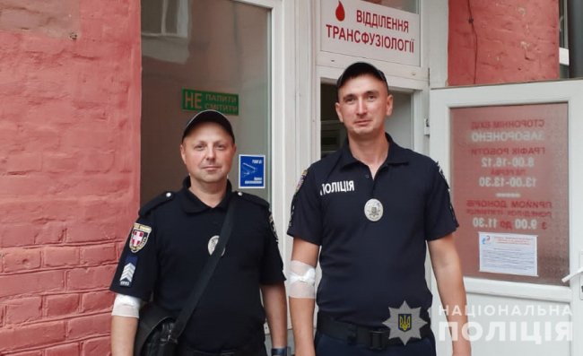Волинські поліцейські долучилися до здачі крові