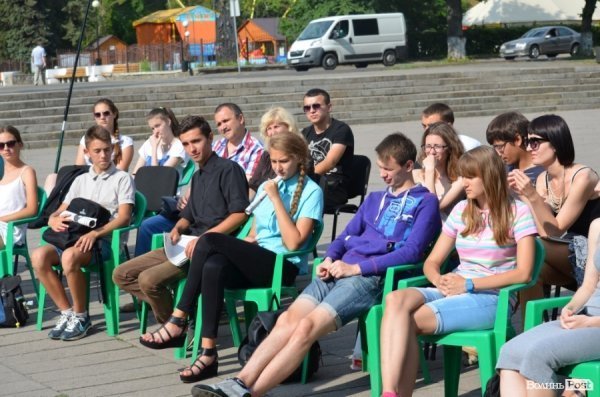 Вуличні лектори розповіли про старовинну долю Луцька. ФОТО