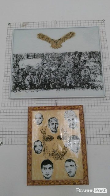 Воїни та янголи: волинський айдарівець презентував виставку картин