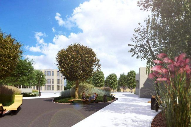 Архітектори показали, яким буде «Трояндовий сквер» у Луцьку