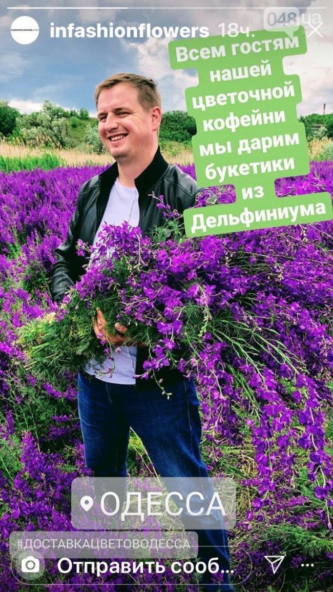 Під Одесою фотолюбителі знищують унікальне поле фіолетових квітів