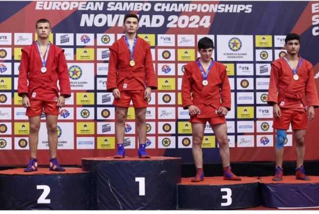 Лучанин завоював срібло на чемпіонаті Європи з боротьби самбр