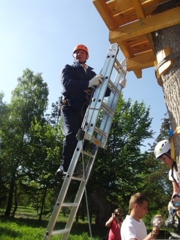 Луцький мер ходив по канату. ФОТО