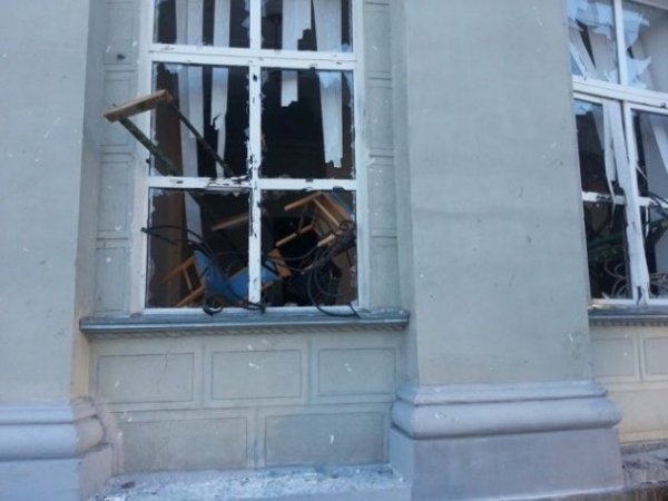 Черкаська ОДА після штурму. ФОТО