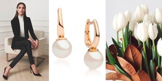 Золоті сережки з перлами «Неоніла»