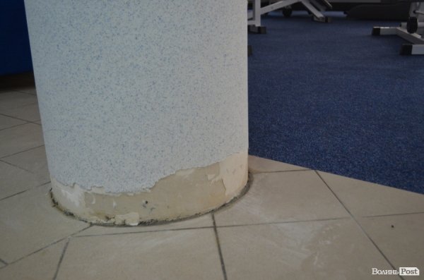 У Луцьку затопило спортзал в елітному житловому комплексі. ФОТО