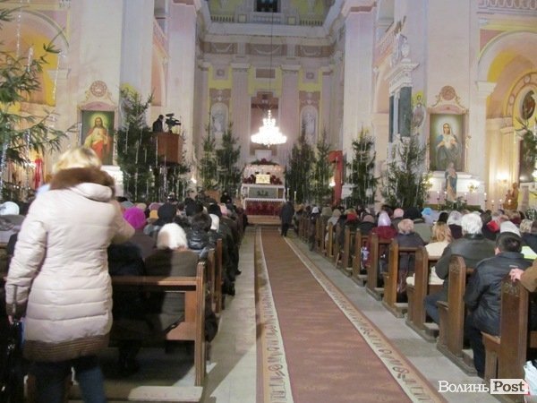 Як римо-католики Луцька святкували Різдво. ФОТО