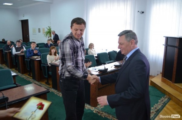 Романюк подякував «левам» луцького бізнесу. ФОТО