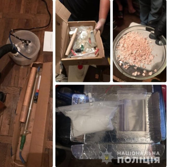 На Волині викрили нарколабораторію, яку облаштували у гаражі. ФОТО