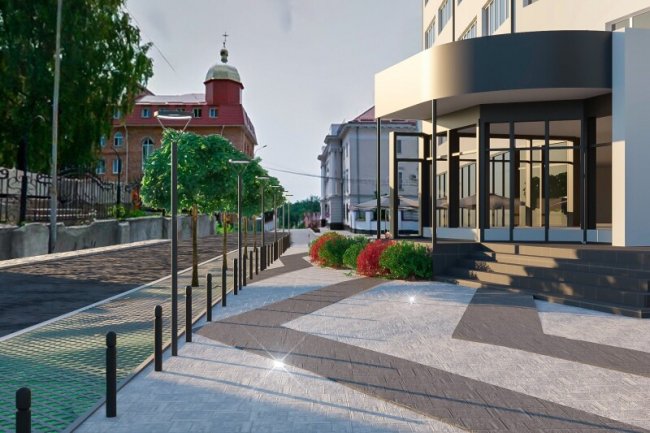 Розповіли, яким буде сквер у центрі Луцька. ФОТО