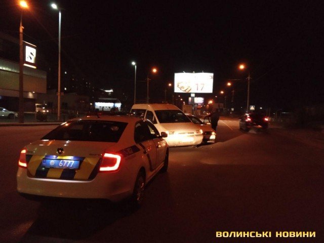 У Луцьку зіткнулися Fiat та Volkswagen. ФОТО