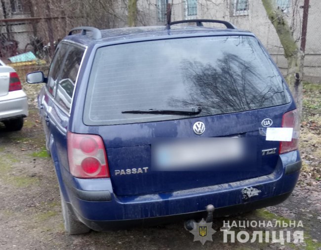 На Волині виявили Volkswagen з фальшивими документами