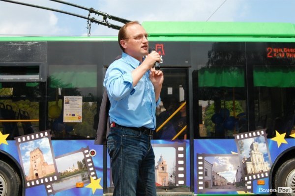 У Луцьку з’явився «європейський» тролейбус 