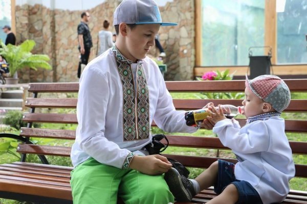 Гостей у вишиванках в Луцький зоопарк впускали безкоштовно. ФОТО