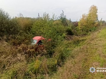 На Волині автомобіль злетів у кювет і перекинувся: водій загинув