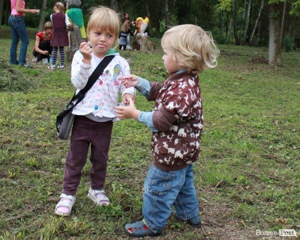 Дерева в луцькому парку перефарбували: почалась акція «Розмалюй фігуру в парку». ФОТО