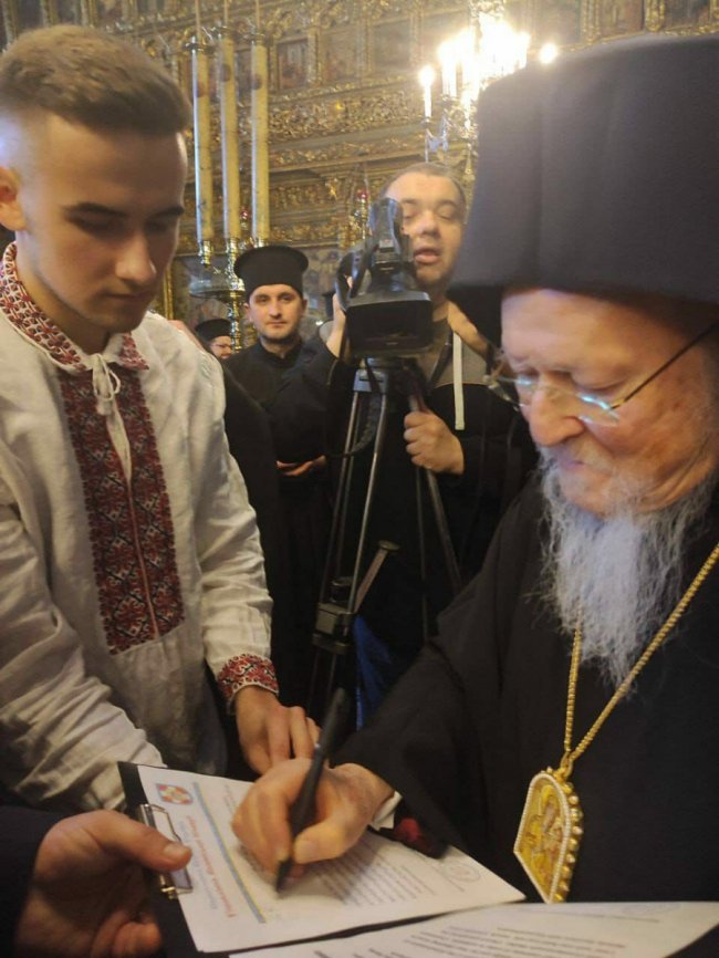 Студент Лесиного вишу побував на прийомі у Варфоломія. ФОТО