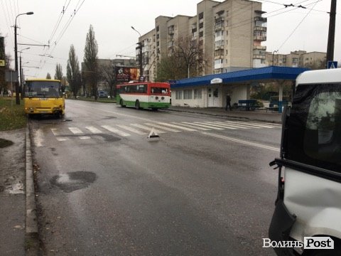 Аварія в Луцьку: маршрутка в'їхала в бус. ФОТО
