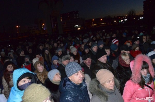 На акцію прийшла приблизно 1 тисяча людей