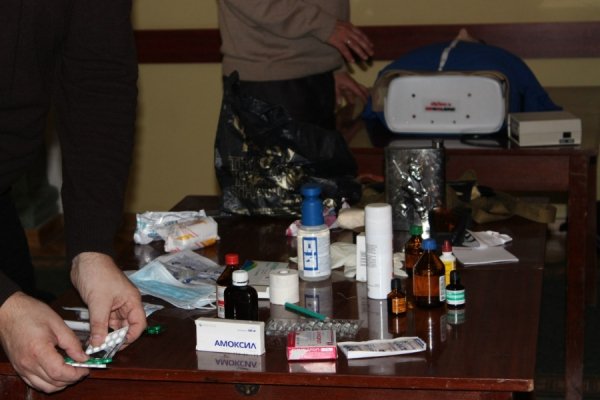 У волинському «Правому секторі» показали, як рятувати поранених. ФОТО