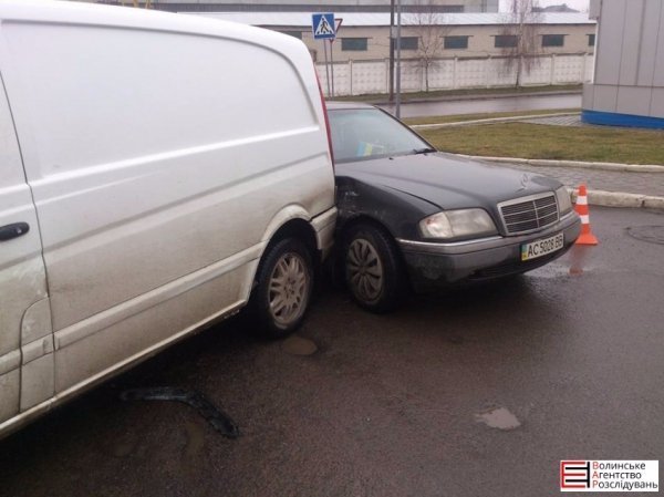 Подвійна ДТП у Луцьку. ФОТО