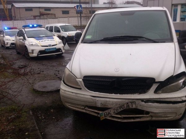 Подвійна ДТП у Луцьку. ФОТО