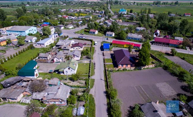 Знамените волинське село з висоти пташиного польоту