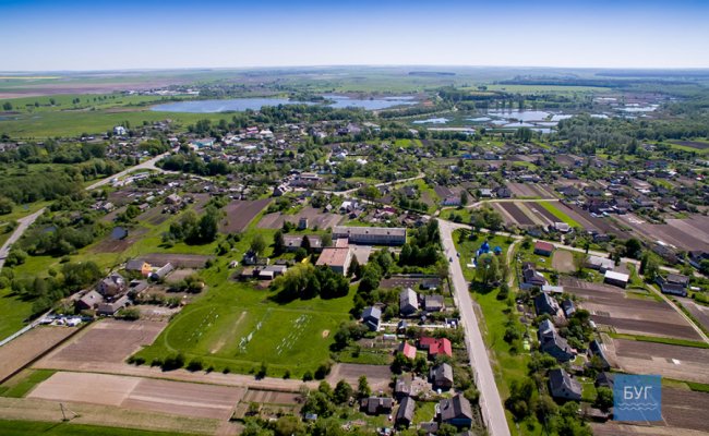 Знамените волинське село з висоти пташиного польоту