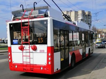 У Луцьку на маршрути виїдуть лише 14 тролейбусів