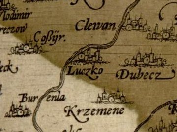 Луцьк на 400-літній карті. ФОТО