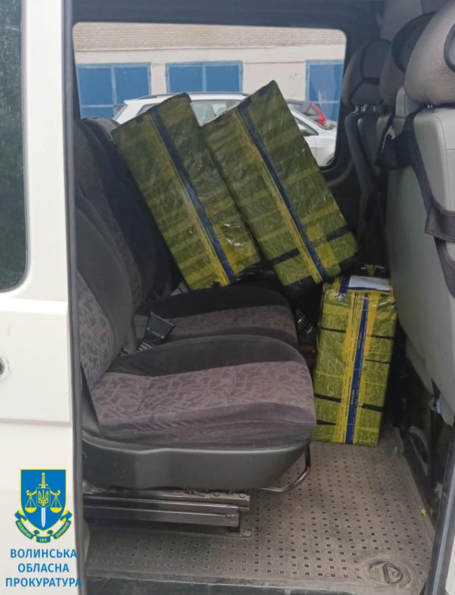 На Волині вилучили контрафактні цигарки вартістю 200 тисяч гривень