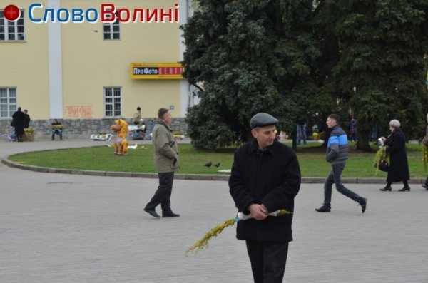 Вербна неділя в Луцьку. ФОТО