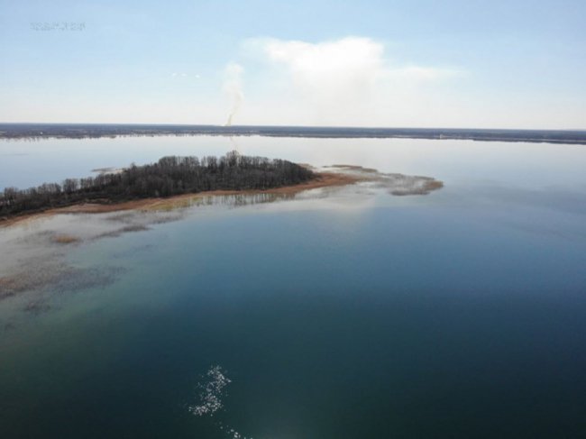 Захопливі краєвиди безлюдного Світязю з висоти пташиного польоту. ФОТО