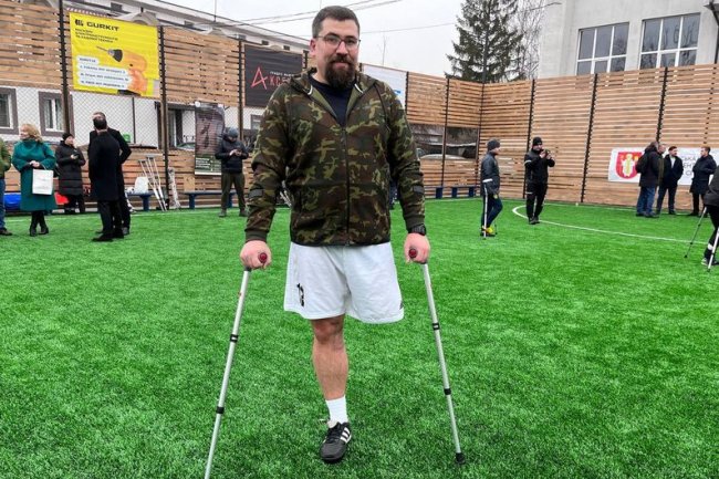 У Луцьку відбулося перше тренування з ампфутболу серед ветеранів