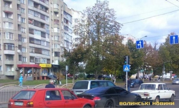 У Луцьку – подвійна аварія. ФОТО