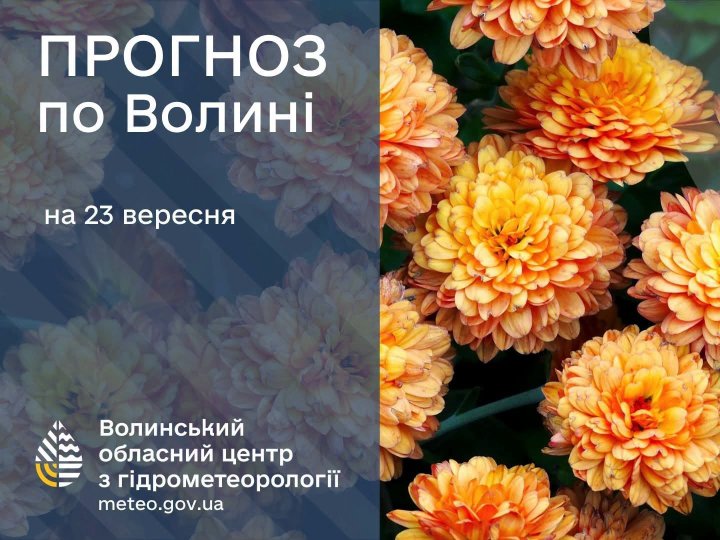 Погода у Луцьку та на Волині: які прогнози синоптиків на середу, 23 вересня