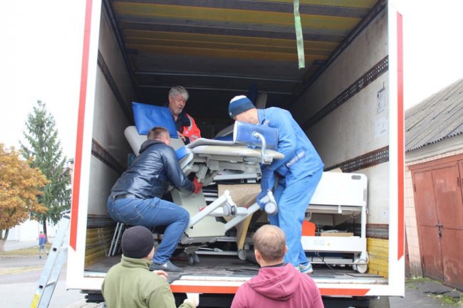 Волинська лікарня отримала медобладнання з Німеччини