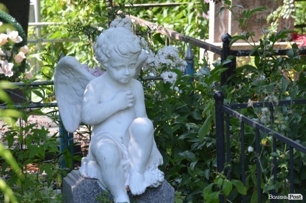 На кладовищі Луцька повалені пам'ятники, а могили заросли чагарниками. ФОТО
