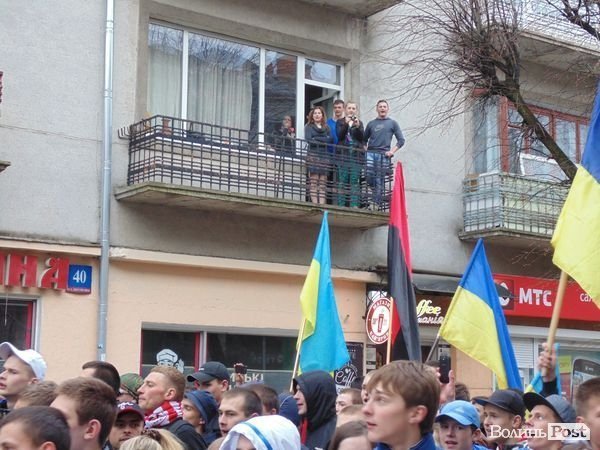 «Антипутінський» марш у Луцьку. ФОТО