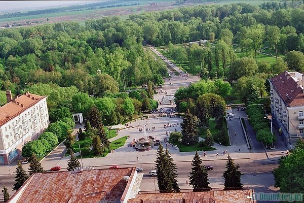 Луцьк 1990-х з висоти польоту птаха. ФОТО