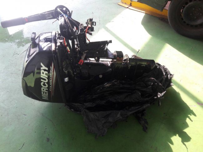 У волинянина вилучили незадекларований човновий двигун. ФОТО