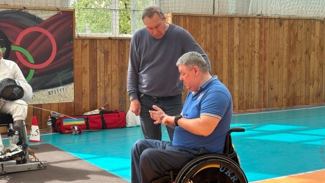 У Луцьку вперше змагалися з фехтування люди на візках